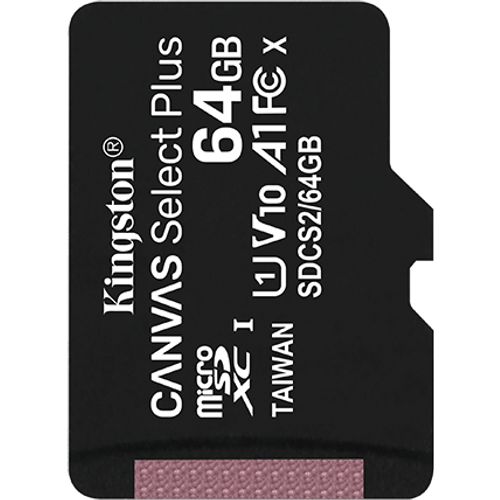 KINGSTON Memorijska kartica MicroSD 64 GB CANVAS SELECT PLUS - SDCS2 64GBSP - slika 1