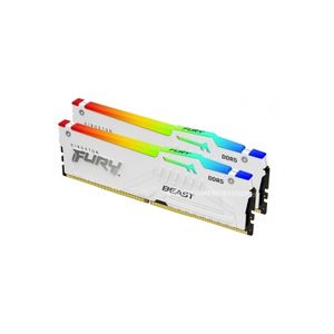 Kingston DIMM DDR5 64GB (2x32GB kit) 6400MT/s KF564C32BWEAK2-64 FURY Beast White RGB EXPO
