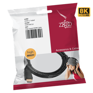 ZED electronic HDMI 2.1 kabel, 4K/120p ili 8K/60p, 48 Gbps, dužina 3,0 met. - HDMI-8K/3,0