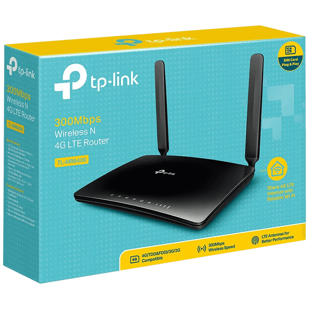 TP-LINK 3G/4G LTE Wireless N Router TL-MR6400 slika 2