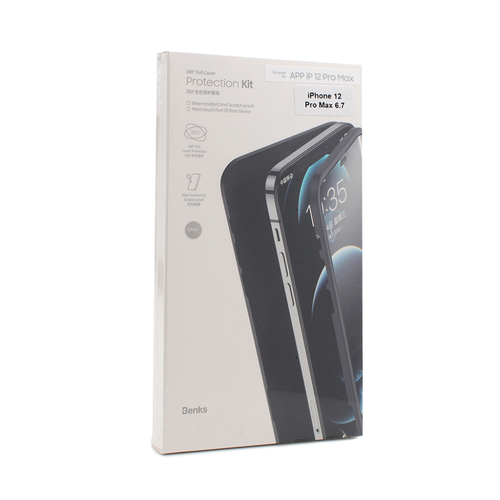 Maska Benks 360 Full Cover za iPhone 12 Pro Max 6.7 siva slika 1