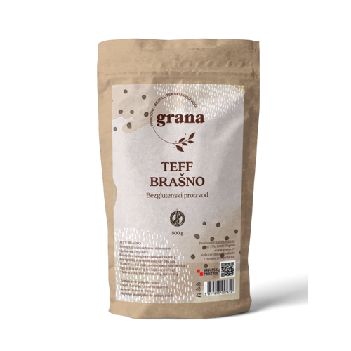 Grana Teff brašno bezglutensko bijelo 500 g slika 1