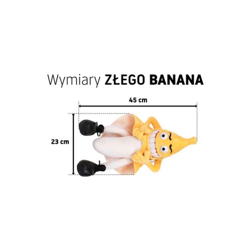 Maskota plišana bad banana slika 5