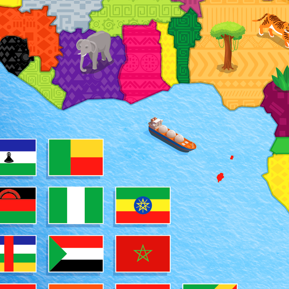 Kumaro Društvena igra Geo Genije! - Afrika slika 4
