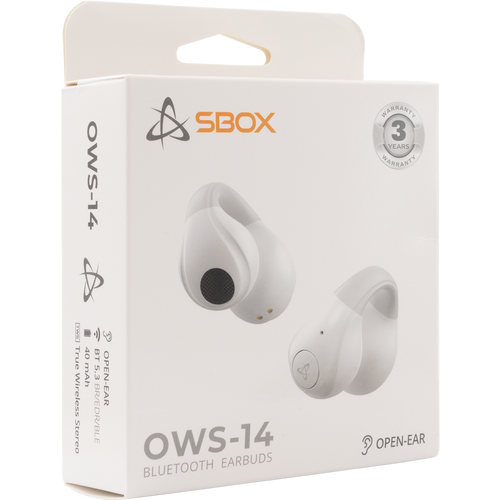 EARBUDS Slušalice + mikrofon SBOX Bluetooth EB-OWS14 Bijele slika 5