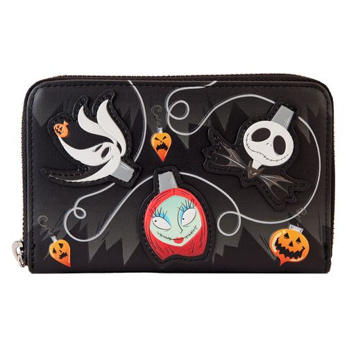 Loungefly Disney Nightmare Before Christmas Tree String Lights Glow wallet slika 1