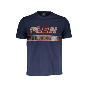 PLEIN SPORT MEN'S SHORT SLEEVE T-SHIRT BLUE