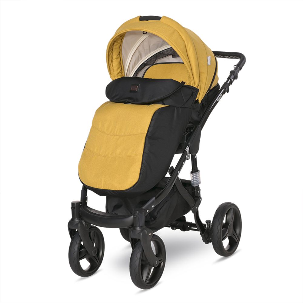 Lorelli Kolica za bebe Rimini Premium, Lemon Curry slika 8