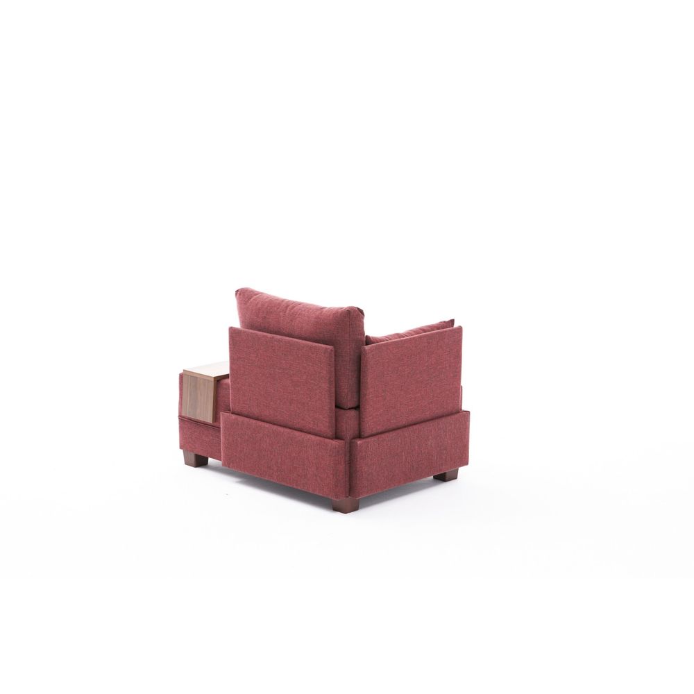 Fly Left - Sofa za Jednu Osobu u Boji Claret Crvena slika 7