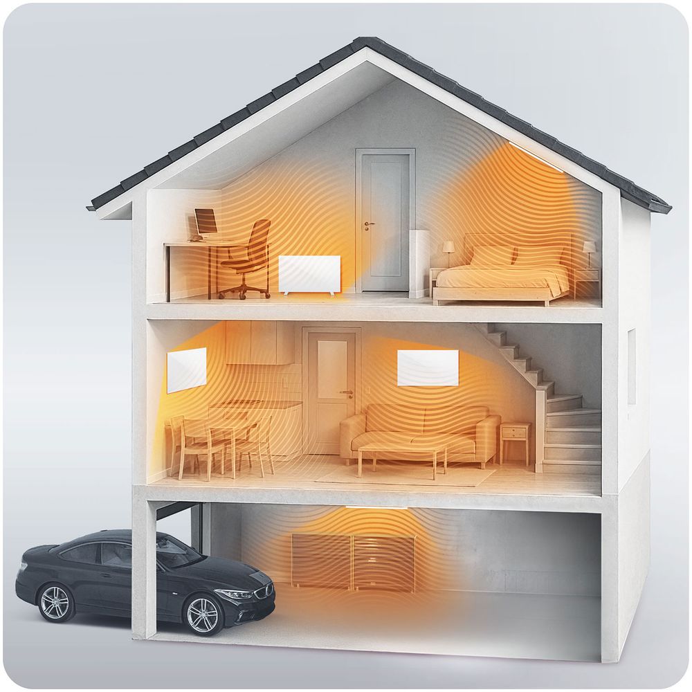 Infracrveni grijač 800W Berdsen BD-987 WiFi aplikacija za daljinsko upravljanje slika 5