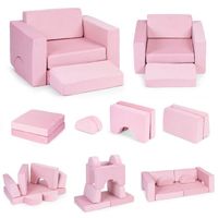 Ecotoys modularna fotelja Pink