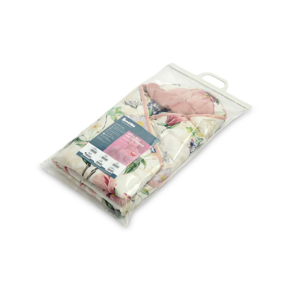 Baršunasti kolević previtač deka xl magnolia pink slika 5