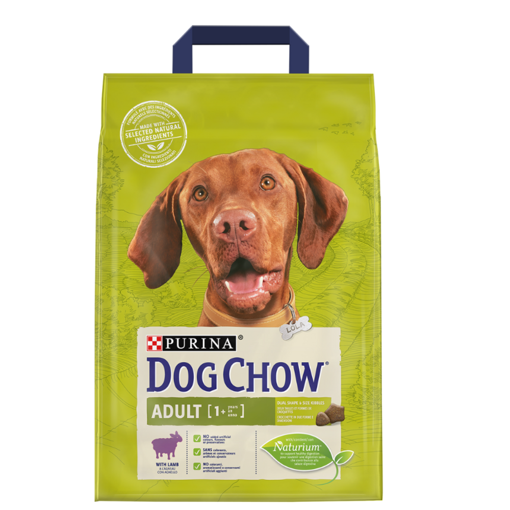 DOG CHOW Hrana za odrasle pse, Janjetina, Adult 2,5kg slika 1
