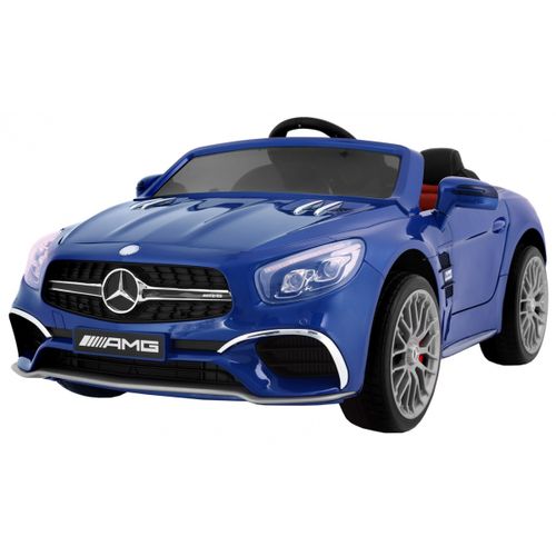 Licencirani auto na akumultor Mercedes AMG SL65 - plavi/lakirani slika 1