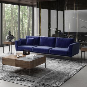Jade Blue 4-Seat Sofa