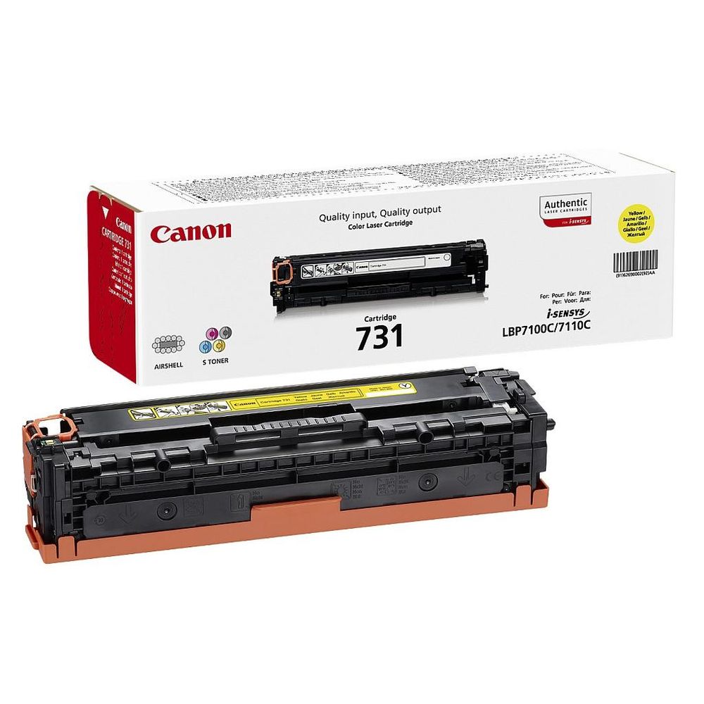 Canon toner CRG-731Y, žuti slika 1
