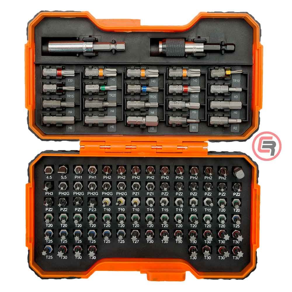 Bahco Set Bitova Ravni, Philips, Pozidriv, Hexagon, Torx 100 dijelni - 59/S100BC slika 2