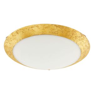 Eglo Montenovo Stropna/Zidna LED Lampa - 16W, 1500lm, Promjer 395mm, Zlatno/Bijela