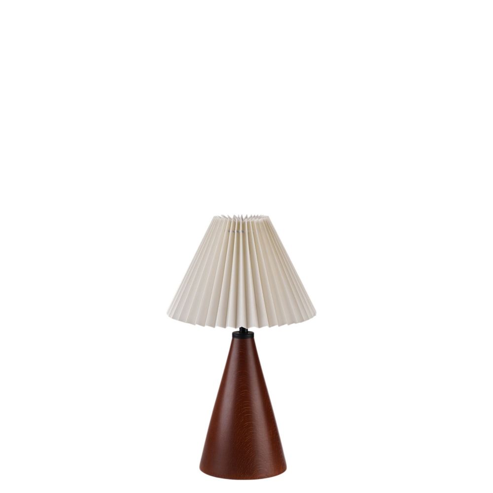 Opviq Stolna lampa 798, krem, orah slika 4