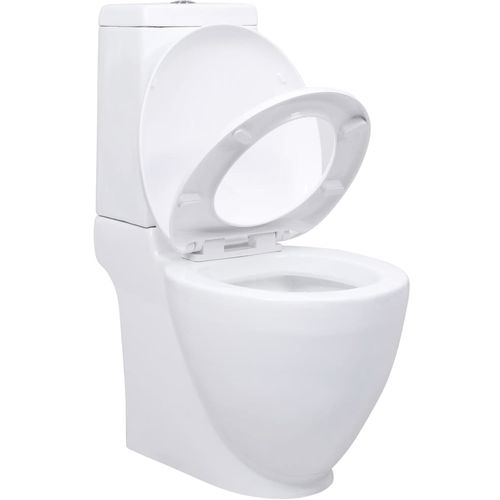 Keramička toaletna školjka sa stražnjim protokom vode bijela slika 70