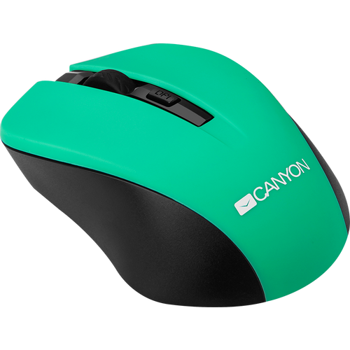 CANYON MW-1 2.4GHz wireless optical mouse with 4 buttons, DPI 800/1200/1600, Green, 103.5*69.5*35mm, 0.06kg slika 2