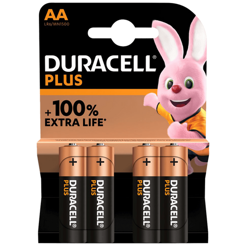 Duracell Baterija alkalna, AA, 1,5 V, blister 4 kom. - Mignon AA B4 slika 1