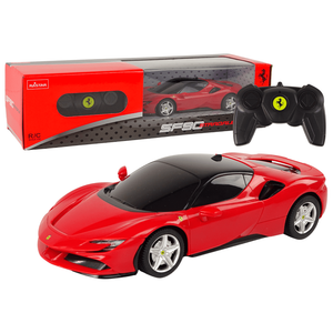 Sportski auto Ferrari SF90 na daljinsko upravljanje 1:14 crveni