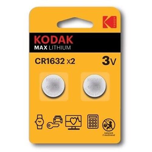 Kodak MAX lithium baterija CR1632, 2 kom slika 1