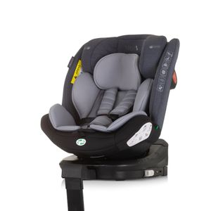 Chipolino autosjedalica I-SIZE 40-150 cm ISOFIX 360 "TOURINO" grey mix