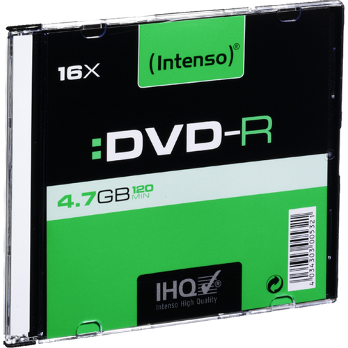 (Intenso) DVD-R 4,7GB pak. 1 komad Slim Case - DVD-R4,7GB/1Slim slika 1