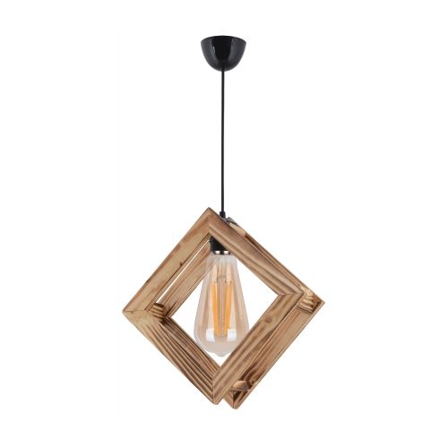 Square Natural Natural Chandelier slika 2