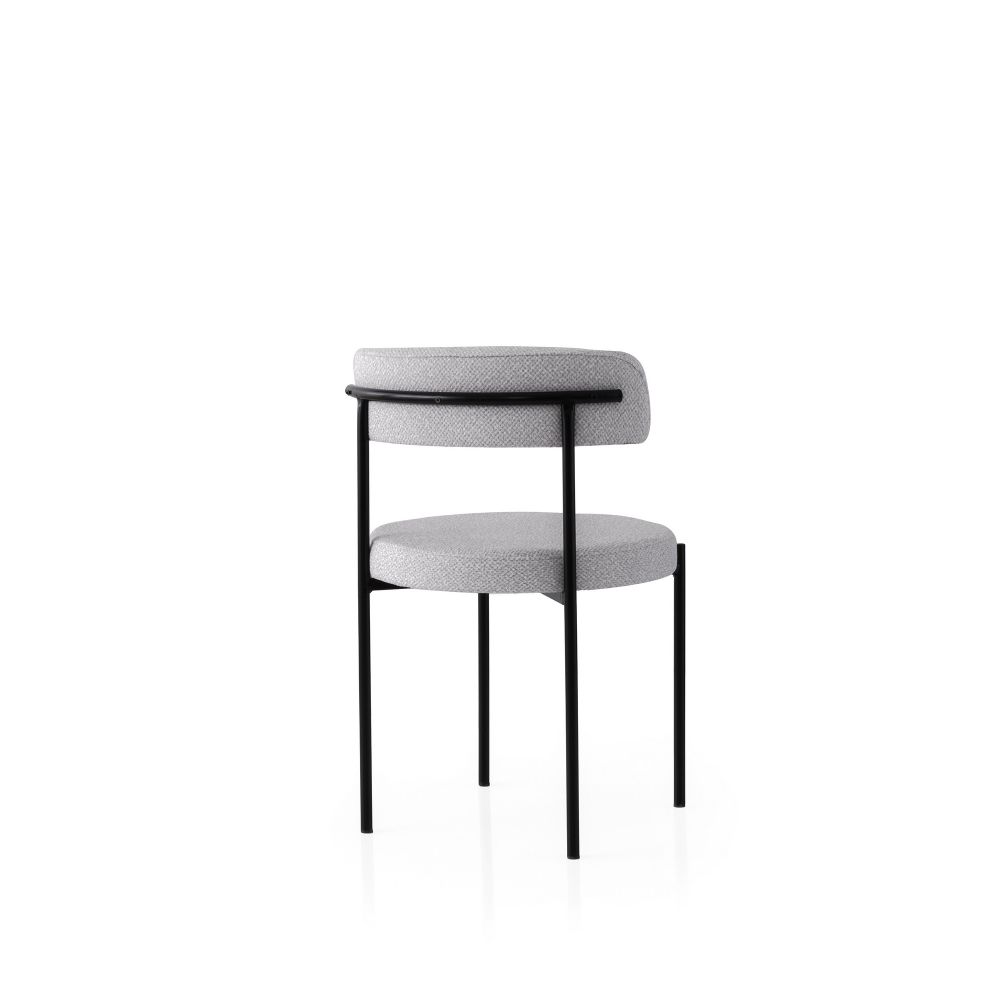 Gını - 4001 V2 Crno-Siva Stolica Set (2 Komada) slika 3