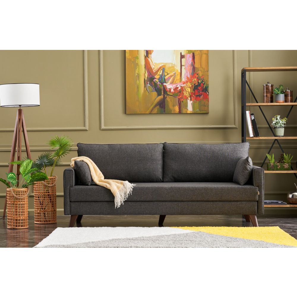 Bella Sofa Bed - Antracit Trosjed na Razvlačenje slika 1