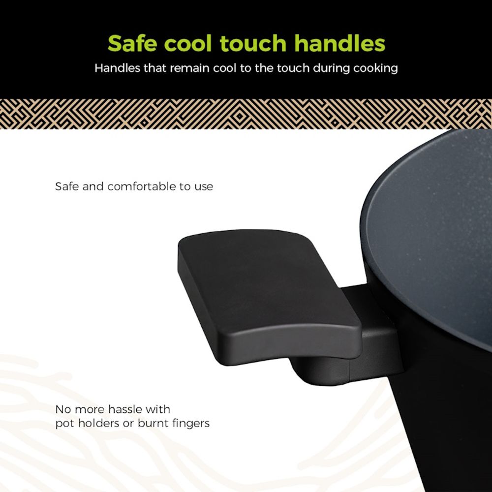 BE Living Posuda za kuhanje s poklopcem Delight Black 24 cm slika 5