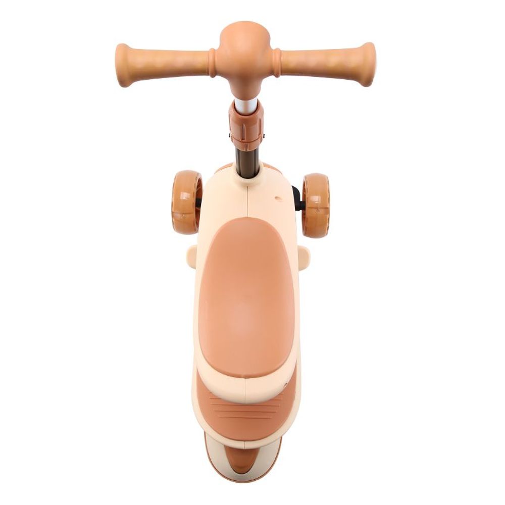 Lorelli Romobil sa svjetlećim točkovima Trio 2U1, Beige slika 5