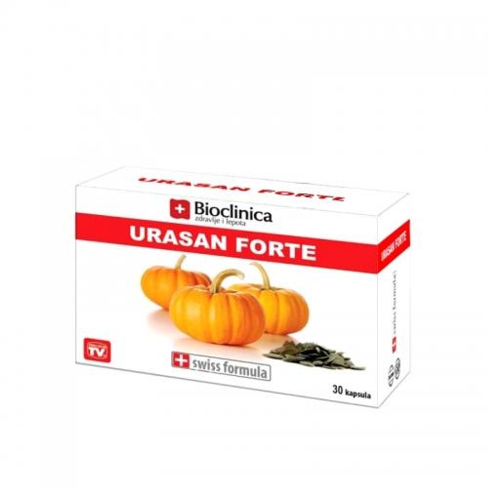 Bioclinica Urasan Forte 30 Kapsula dodatak ishrani za zdravlje prostate i mokraćnog sistema slika 1