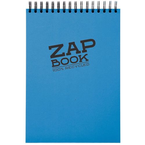 Clairefontaine Zap book A6 80gr 160L, mix boja, bjanko, 100% reciklirani papir slika 2