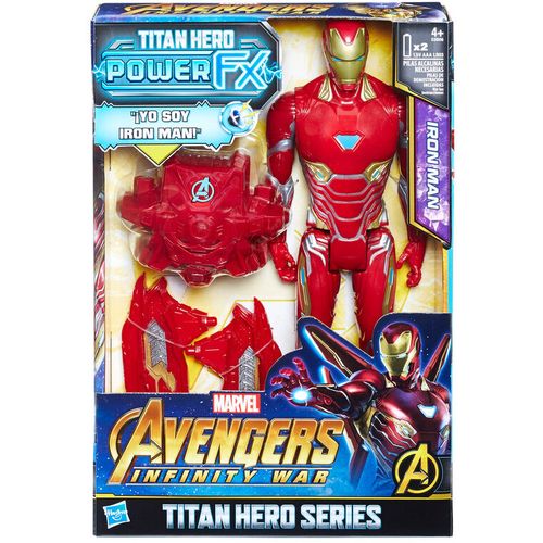 Spanish Marvel Avengers Iron Man Titan Hero Power FX figure 30cm slika 6