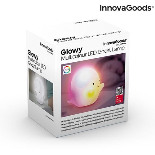 InnovaGoods Ghost  Glowy višebojna LED lampa 13x11x9cm slika 3