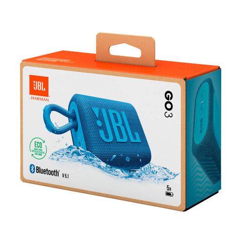 JBL GO 3 ECO Prijenosni Bluetooth zvučnik, plavi slika 7