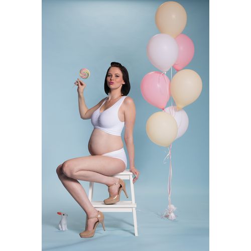 Carriwell Grudnjak za trudnice bez šavova - bijeli XL slika 5