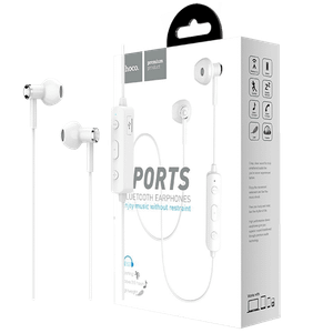 hoco. Slušalice bežična, sport, Bluetooth, 80 mAh, 3.5 h, bijela - ES21 Wonderful sports White