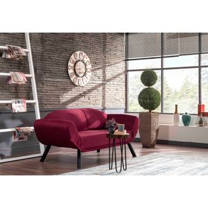 Atelier Del Sofa Dvosjed na razvlačenje, Kesten, Genzo - Maroon