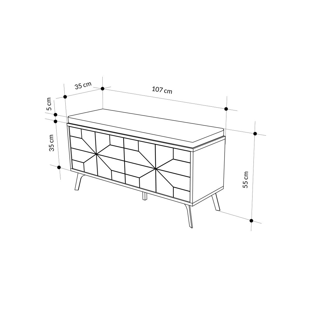 Dune Bench - Hitit Hitit Cipelarnik slika 6