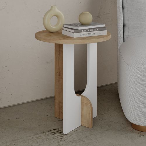 Luna - Oak, White White
Oak Side Table slika 2