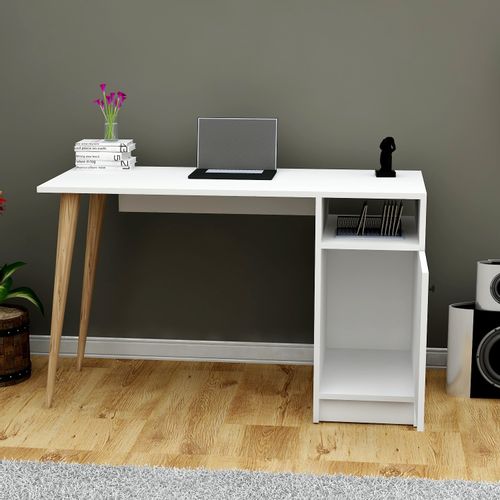 Beta Minto Walnut
White Study Desk slika 3