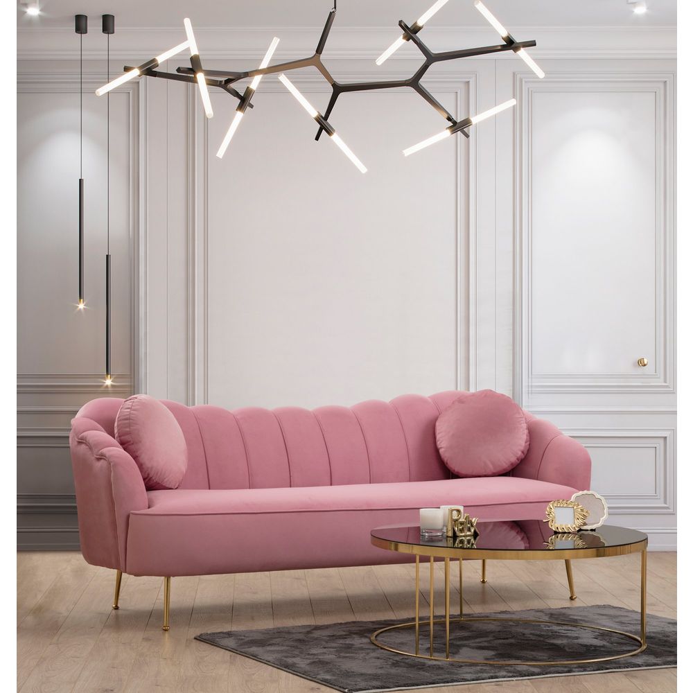 Istiridye - Rose Dusty Rose Sofa za Tri Osobe slika 2
