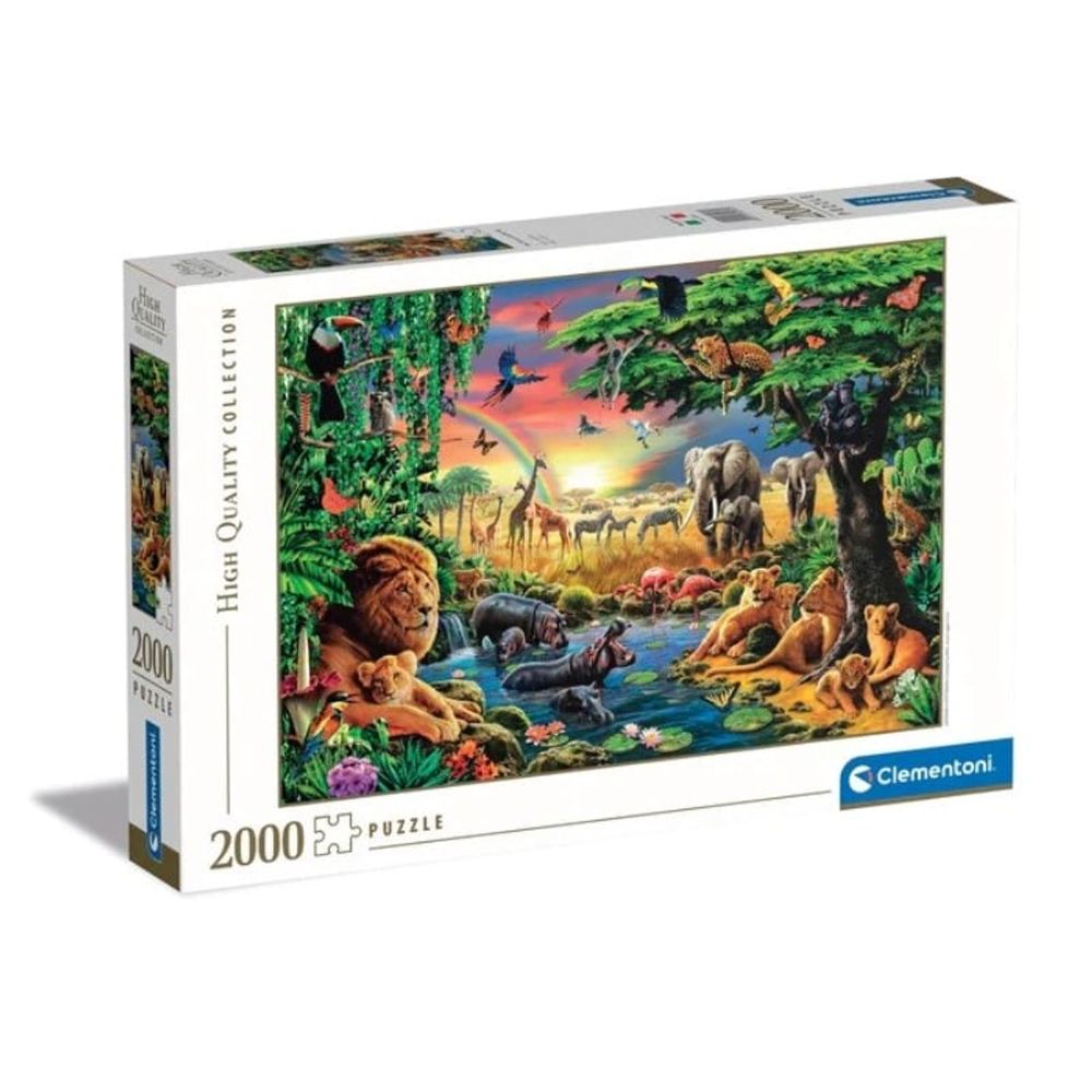 Clementoni CL32081 Puzzle Afričko okupljanje 2000kom slika 1