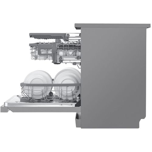 LG DF425HSS Mašina za pranje sudova, QuadWash™, TrueSteam™ tehnologijom pare, Vrata sa automatskim otvaranjem, Set za 14 kompleta, ThinQ™, WiFi funkcija slika 12