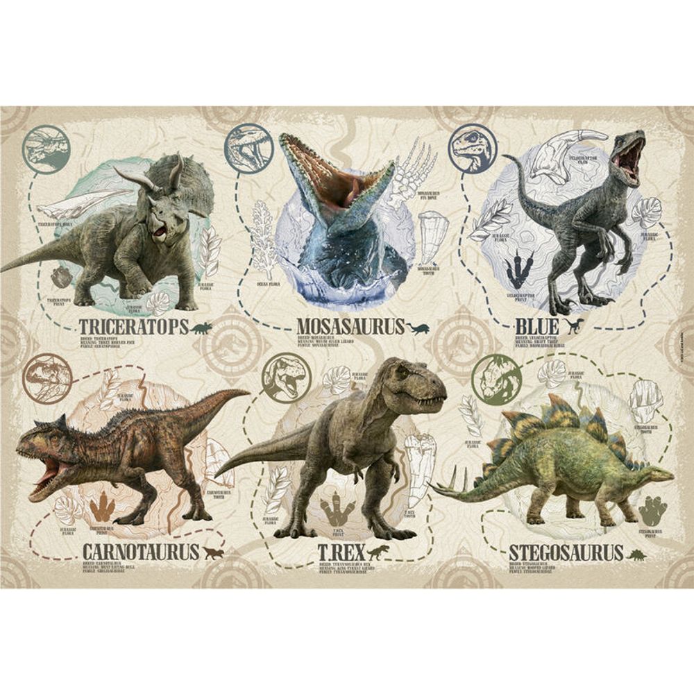 Jurassic World Puzzle - 104 Dijelova slika 2